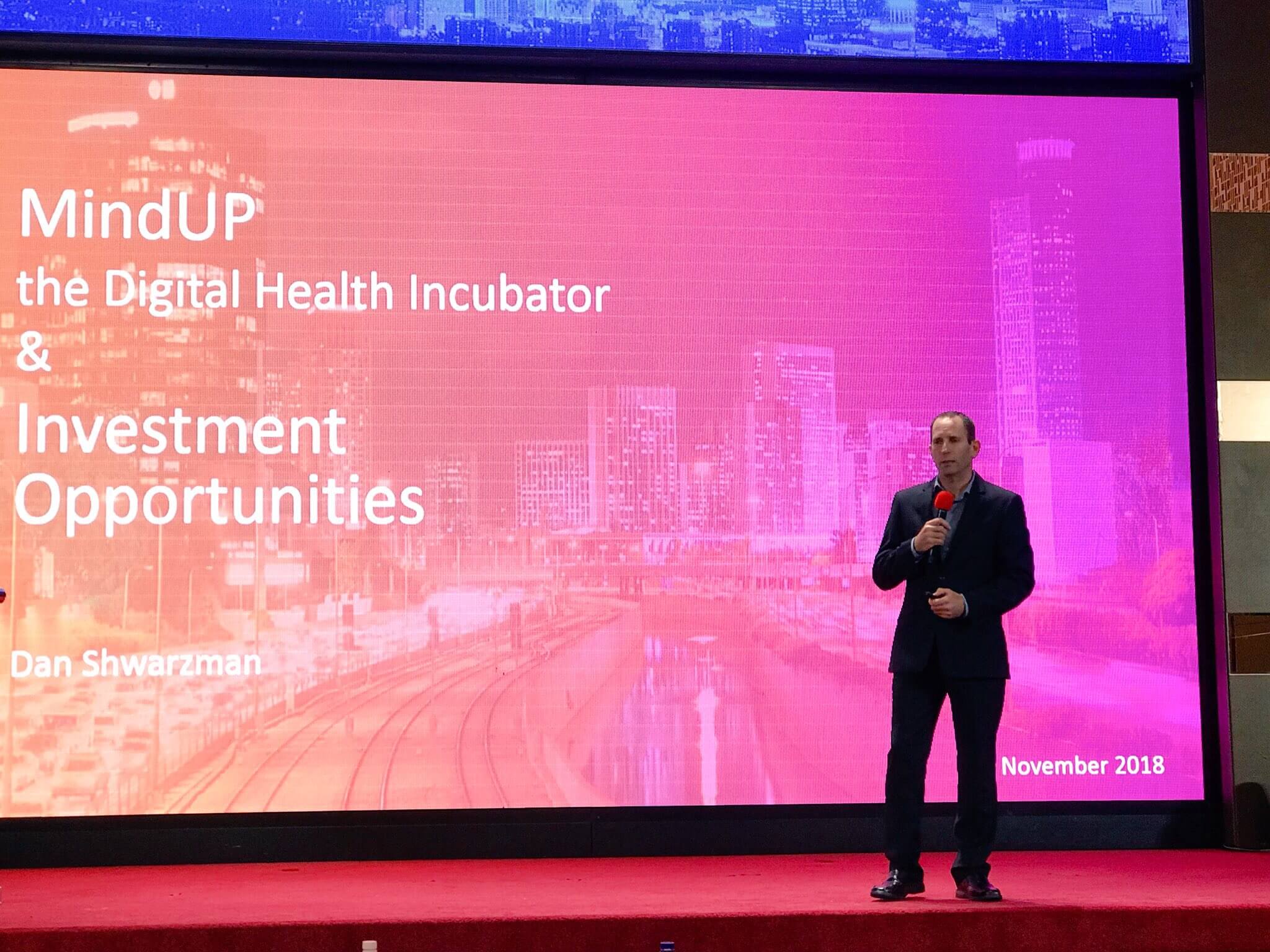 Dan Shwarzman, CEO of MindUp, digital health company (Photo credit/GeneOnline)