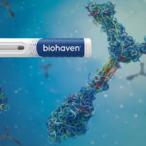 BHV-1300 easy-to-use autoinjector is developed and manufactured in collaboration with Ypsomed, a Swiss company involved in the design of innovative injection systems. Image: Biohaven